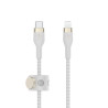 cavo lightning belkin flex usb-c 15w 3m bianco [caa011bt3mwh]