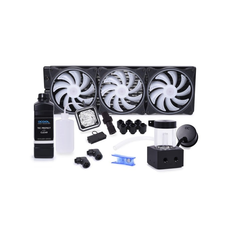 set di raffreddamento ad acqua alphacool core storm st30 420mm nero