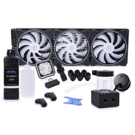 set di raffreddamento ad acqua alphacool core storm st30 420mm nero