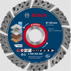 disco da taglio bosch expert diamantato 12.5cm multimaterial [2608900660]