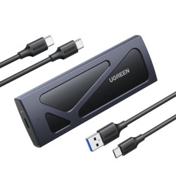 custodia ugreen cm578 per ssd m.2 nero/grigio [15512]