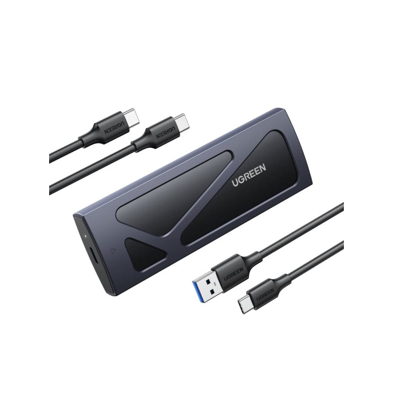 custodia ugreen cm578 per ssd m.2 nero/grigio [15512]