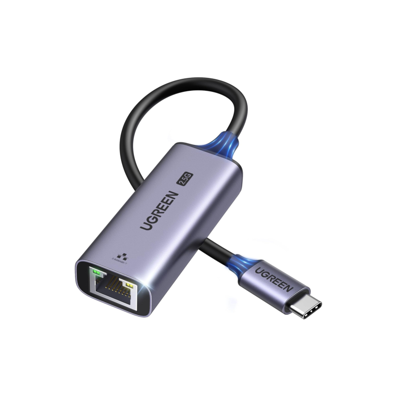 adattore di rete ugreen rj45 ethernet 2.5g grigio [25052]