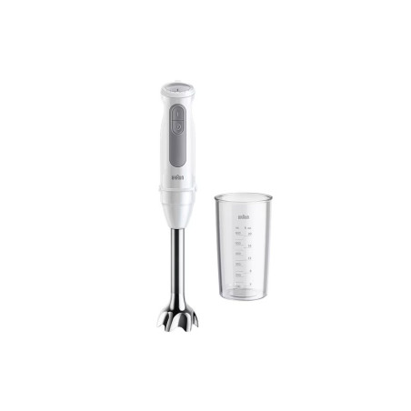 frullatore ad immersione braun multi quick 5 mq50001m bianco/argento