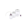 set contenitore magicvac family 0.75l + 1.5l + 3l transparante 3pz