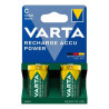 batteria ricaricabile varta power baby c nimh 3000mah 1.2v verde/giallo