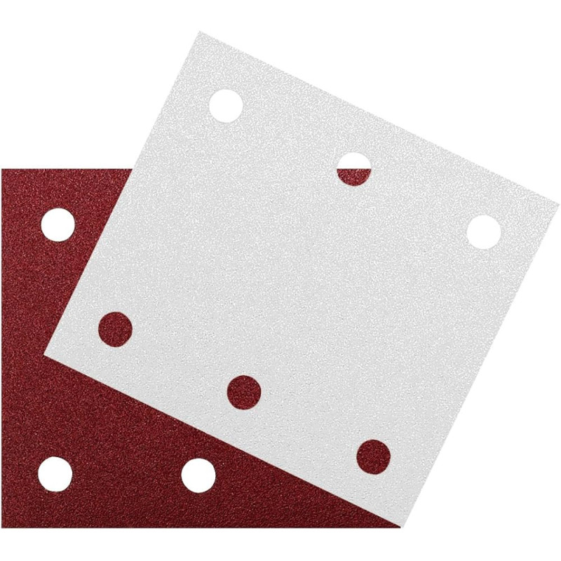 set di carta vetrata makita p-15883 102x114mm rosso 10pz [p-15883]