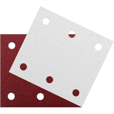 set di carta vetrata makita p-15883 102x114mm rosso 10pz [p-15883]