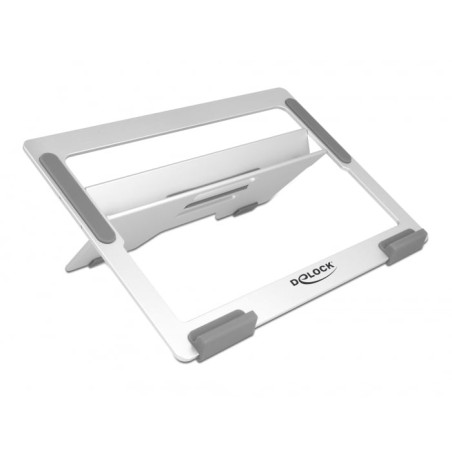 supporto notebook delock 18415 pieghevole in alluminio per notebook