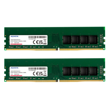 ram dimm ddr4 32gb adata premier dual-kit 2x16gb 3200mhz cl22