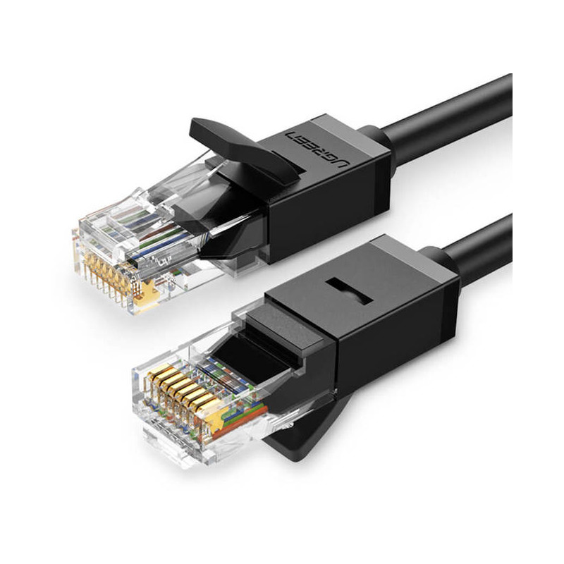 cavo di rete ugreen 20162 rj45 cat6 utp m/m 1000mbps 5m nero [20162]