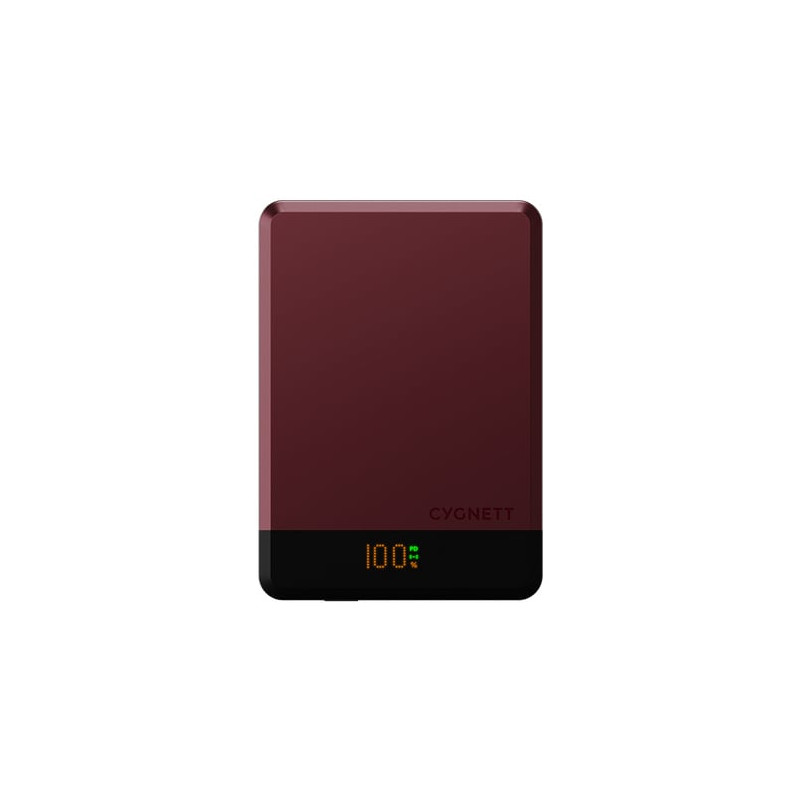 batteria portatile cygnett magslim powerbank magnetico wireless 5000mah