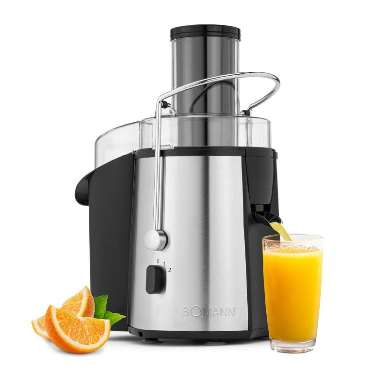 estrattore di succo bomann ae 1917 cb 1000w acciaio inossidabile/nero