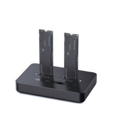 docking station gembird dd2-u3m2 per ssd m.2 pcie sata nero [dd2-u3m2]