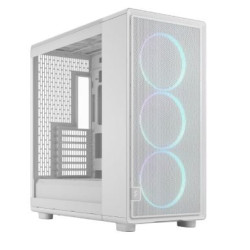 case ractal design epoch xl tg rgb midi-tower atx/e-atx bianco