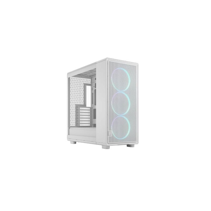 case ractal design epoch xl tg rgb midi-tower atx/e-atx bianco