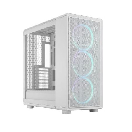 case ractal design epoch xl tg rgb midi-tower atx/e-atx bianco