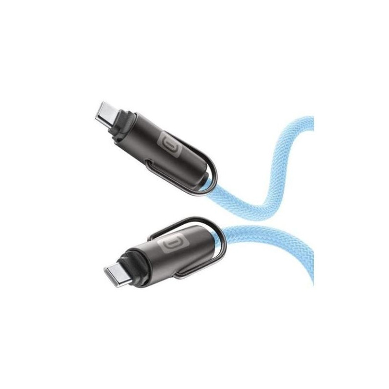 laccio cover cellularline usbdatalacec2cb lace 60w blu