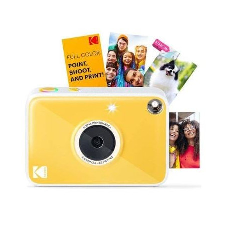 fotocamera istantanea kodak printomatic 10mp giallo
