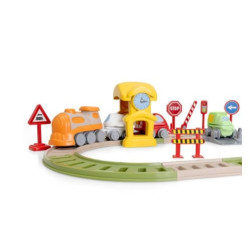 giocattolo chicco set treno deluxe eco+ multicolore
