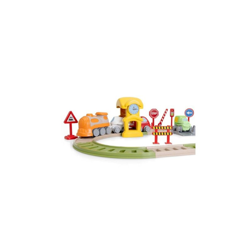 giocattolo chicco set treno deluxe eco+ multicolore