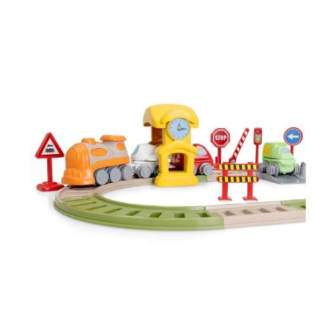 giocattolo chicco set treno deluxe eco+ multicolore