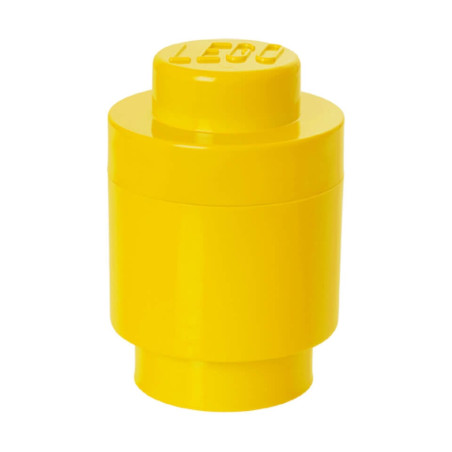 contenitore lego rotondo con 1sporgenza giallo [40301732]