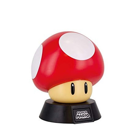 figura luminosa super mario mushroom icons