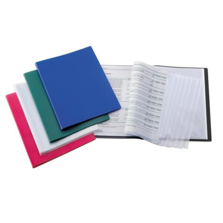 Portalistini a buste fisse favorit 22x30-40 buste blu spn [100460276]