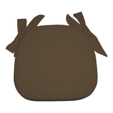 cuscino sagomato con lacci per sedia - marrone - olibo'