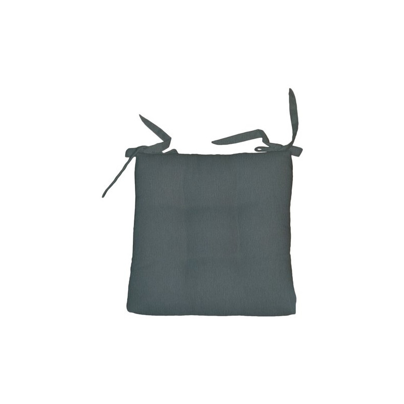 cuscino soft con lacci per sedia 40x40 - grigio - olibo'
