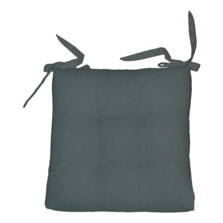 cuscino soft con lacci per sedia 40x40 - grigio - olibo'