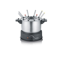 set fonduta seve 1500w nero e acciaio inossidabile [2470]