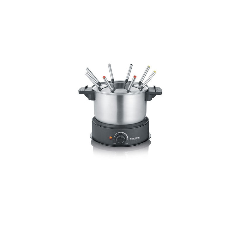 set fonduta seve 1500w nero e acciaio inossidabile [2470]