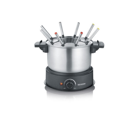 set fonduta seve 1500w nero e acciaio inossidabile [2470]