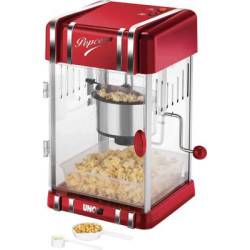 macchina per popcorn unol rosso argento [48535]