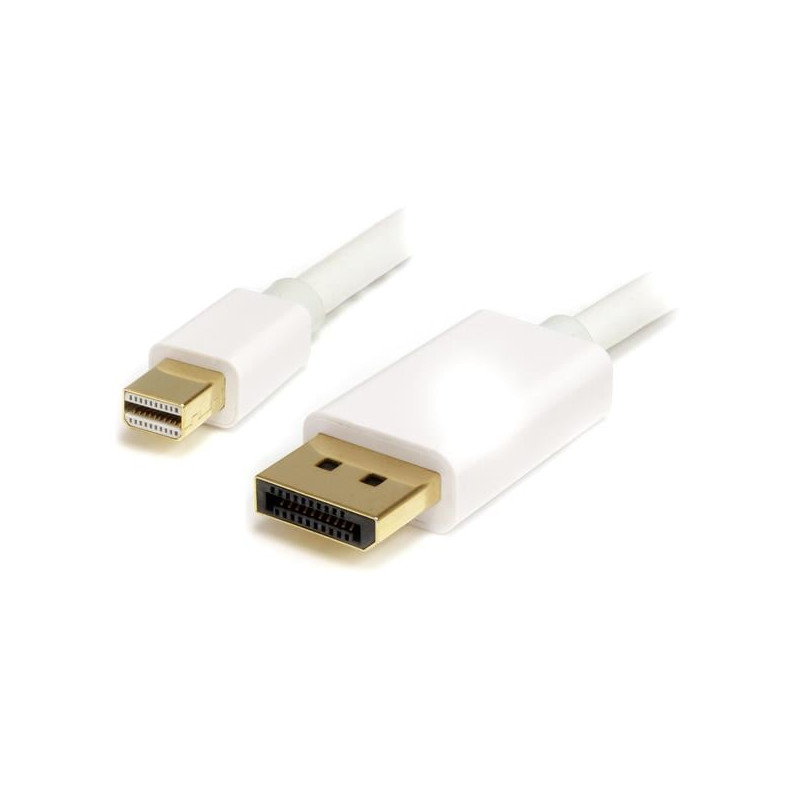 cavo startech mini displayport displayport 4k 1m bianco [mdp2dpmm1mw]