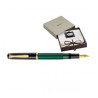 penna pelikan stilo m251 verde/nera cofanetto [814713-kit]