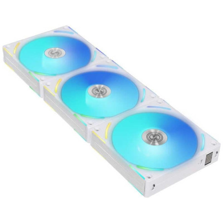 ventola 120x120x28 lian li uni fan 12cm pwm rgb confezione tripla