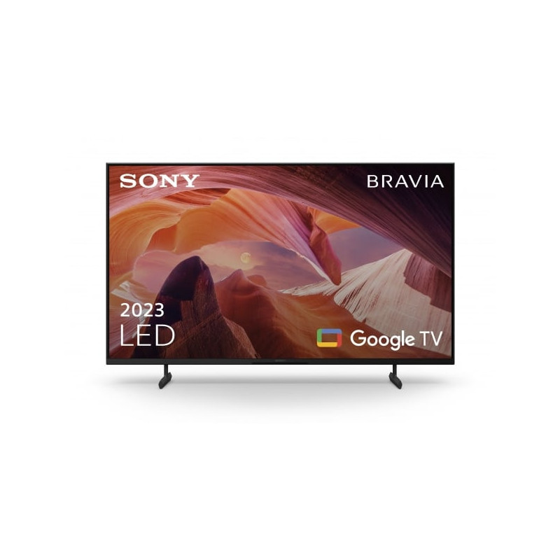 tv led 50'' sony fwd-50x80l 4k uhd 3840x2160p smart tv