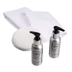 kit di cura e pulizia noblechairs premium argento