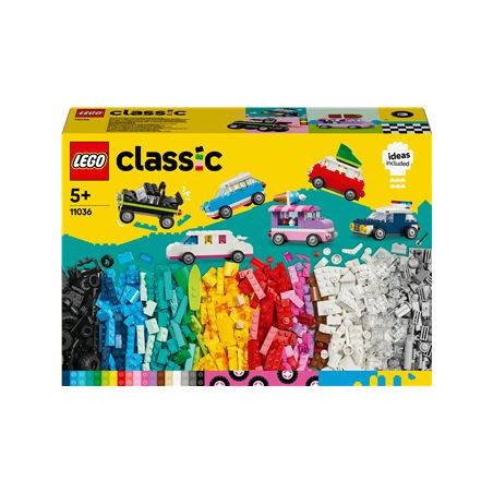 gioco da costruzione lego classic veicoli creativi multicolore [11036]