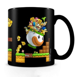 tazza effetto termico pyramid international super mario bros corsa