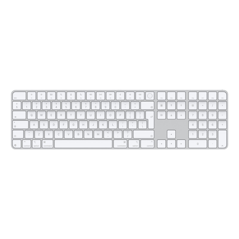tastiera apple usb + bluetooth qwerty bianco [mxk73z/a]