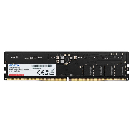 ram udimm ddr5 8gb adata ad5u56008g-s 1x8gb 5600mhz cl45 nero