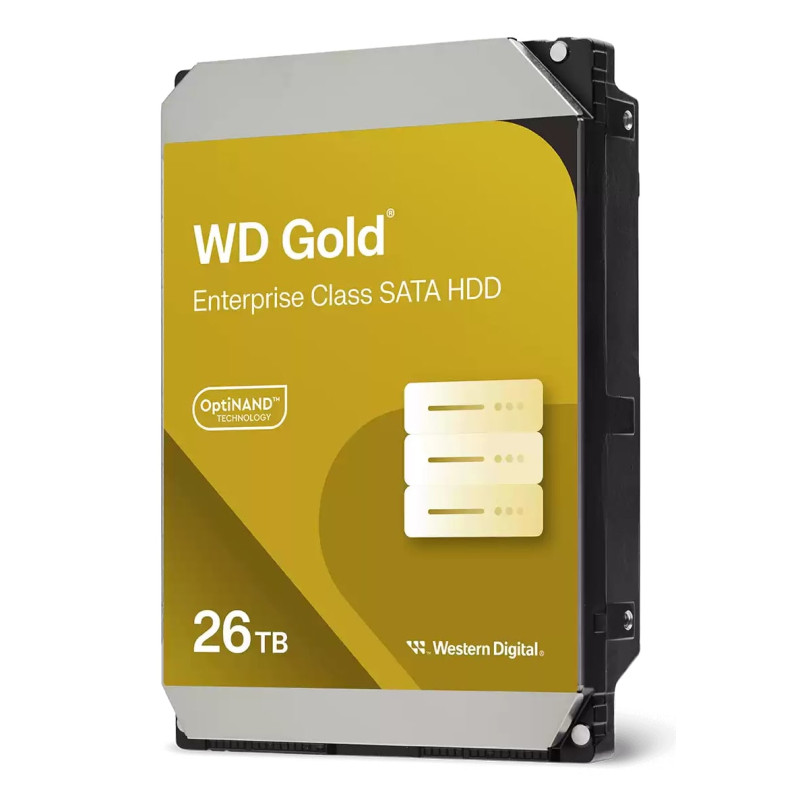 hard disk 3.5 26tb western digital sata3-raid wd261kryz / gold