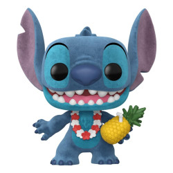 figurina funko lilo & stitch luau stitch floccato 10cm blu [1567]