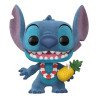 figurina funko lilo & stitch luau stitch floccato 10cm blu [1567]