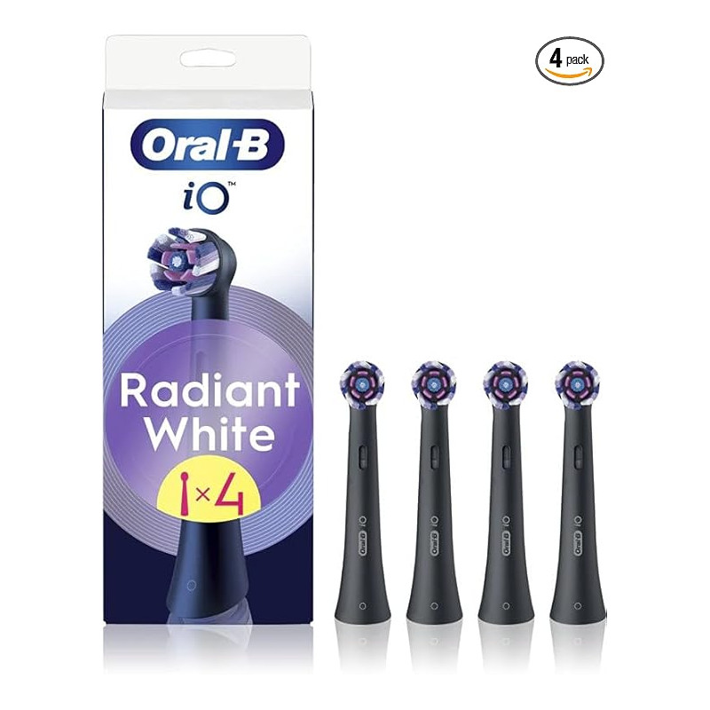 testine di ricambio oral-b io radiant white per spazzolino elettrico