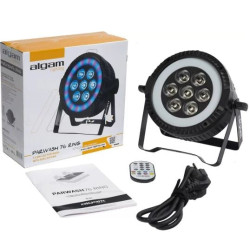 proiettore led algam lighting parwash76 ring 7x6w nero [parwash76-ring]